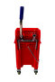 Mop Bucket & Wringer - 360-Degree Rotating Swivel Wheels 20 Liter Capacity Red - 5