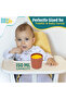 Silicone Trainer Cup for Babies/Kids, BPA Free, Brown - 3