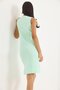 Zero Sleeve Camisole Slit Midi Dress Green - 5