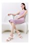 Mr39 Mira Belle - Elegant Strappy White Heeled Slippers - 3