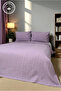 100% Cotton Double-Bordered Pique Set (1 Pique Pillowcase, 2 Soft Pillowcases), Anti-Sweat, Stylish Design - 5