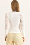 Sleeves Tulle Detailed Design Blouse - 5