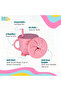 BabiesBasic Multi Purpose 2 in 1 Silicone Cup with Straw or a Snack Lid - Pink - 3