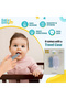 BabiesBasic Toothbrush with Travel Case for Babies - Blue Silicone Toothbrush - 3