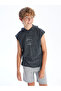 Anthracite Hooded Boy's Undershirt