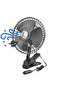 Adjustable Car Fan with Air Cooling Function, 24V, Black