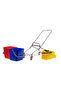 Double-Bucket Mop Trolley | Side-Press Wringer Suitable For Commercial Use 25 x 25 Liters - 2