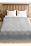 Gray Cotton Double Pique 200X220 cm - 2