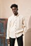 Collar Button Summer Thin Tulle Tulle 100% Modal Slimfit Shirt - 5