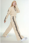 Girls Oversize Hooded 100% Cotton Long Sleeve Sports Tracksuit Set