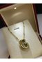 Balloon g letter necklace stainless steel yellow color • in illuminated box • for lover • for wife • for mother necklace - 8