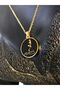 K.Atatürk Silhouette V Signature Yellow Steel Unisex • Lover • Wife • Mother • Gift Steel Necklace - 4