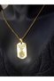 Kuber Yantra Health, Money, Charm V Hedging Steel Necklace - 2