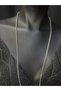 Men's Women's Steel Necklace - 3mm - 80 cm Length Medium Thickness Round Close Intertwined Ring Model Necklace - 3
