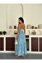 New Season Women's Summer Dress with Rope Strap and V-Neck Leopard Pattern - 4