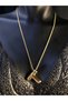 316 L Stainless Steel Balloon (t) Letter Yellow Color Gift Necklace for Lover, Spouse, Mother, Friend - 4