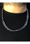 Oval Model Men's Steel Necklace in Light Box • for Lover • for Wife • for Dad • for Friend Necklace - 2