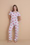 Women's Cotton Pajama Set - 4