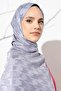 شال جاكار بنمط كبير على شكل مربعات - 4