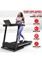 Foldable Treadmill EM-1300 Running Machine with Bluetooth, App Control & Incline, 120KG Max Capacity - 5