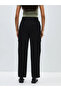 LCW Vision Black Standard Fit Gabardine Women's Cargo Pants - 7