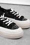 Amaya Women's Stone Lace Detailed Lace-Up Casual Shoes-Black - 4