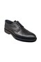 Bayclas Lace-Up Men's Genuine Leather Ankle Part Laser Printed Toe Fold Model Heeled Eva Sole Shoes - 2