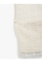 X Melis Ağazat - Sleeveless Crew Neck Corset Detailed Transparent Look Blouse - 6