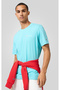 Icons Ss Tee Blue Men's T-Shirt-220264-Bs184