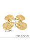 Gold midye za earrings - 3