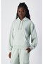 Icons Hooded Sweatshirt Green Women's Hooded Sweatshirt-117786-Gs129