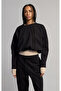 C-Tech Crewneck Sweatshirt Black Women's Sweatshirt-117842-Kk001