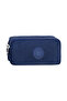 Crinkle Fabric Double Compartment Pencil Holder Pencil Case - 4