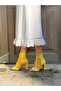 Happy Sari Dana Suede Mesh Detail 10 cm Heel Summer Boots Sandals - 4