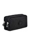 Crinkle Fabric Double Compartment Pencil Holder Pencil Case - 2