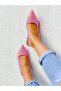 Maria Pink Cow Suede 5 cm Heel Sandals - 3