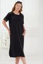 2-Piece Maternity Nightgown Set with Lace and Morning Dress - 2