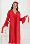 2-Piece Maternity Nightgown Set with Lace and Morning Dress