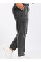 Men's Large Size Elastic High Waist Raw Cloth - 3