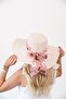 Women's Lna Powder Flower Detailed Straw Hat - 4