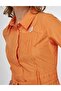 Appliqued Taffeta Dress Peach - 6