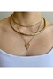 Serenay Necklace Steel Gold Color - 3