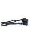Mirrored Swimming Goggles with Silicone Earplugs Gift Black - 9009-m - 3