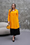 Orange Long Shirt Tunic - 8
