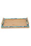 Rectangular Wooden Serving Tray Alsaif Gallery 39x17x2 cm, Decorated - Beige - 2
