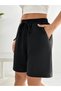 Women's Black Shorts Plus Size Oversized Sweatpants Sports Casual Wear Quality Stylish Appearance Yus - 3