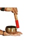 Special Production Brass Meditation Bell Handmade Tibetan Bowl Feng Shui Spiritual Therapy Healing Supply - 8