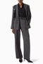 Crepe Fabric Straight Fit Pants for Women, Clean Cut and Stylish Details - 2