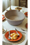 Kaan Home 13 Piece Hand Woven Breakfast Set - 6 Supla 6 Tea Bottom 1 Bread Basket Vegan Presentation - 2