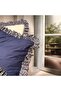 Ruffled Pillow Case Single Flower Detailed Set of 2 50 X 70 cm - 4